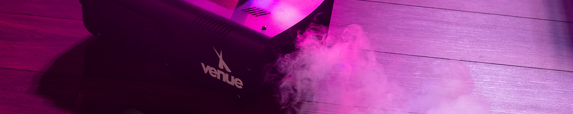 Venue Specter Fog Machine Pink Lighting Effect